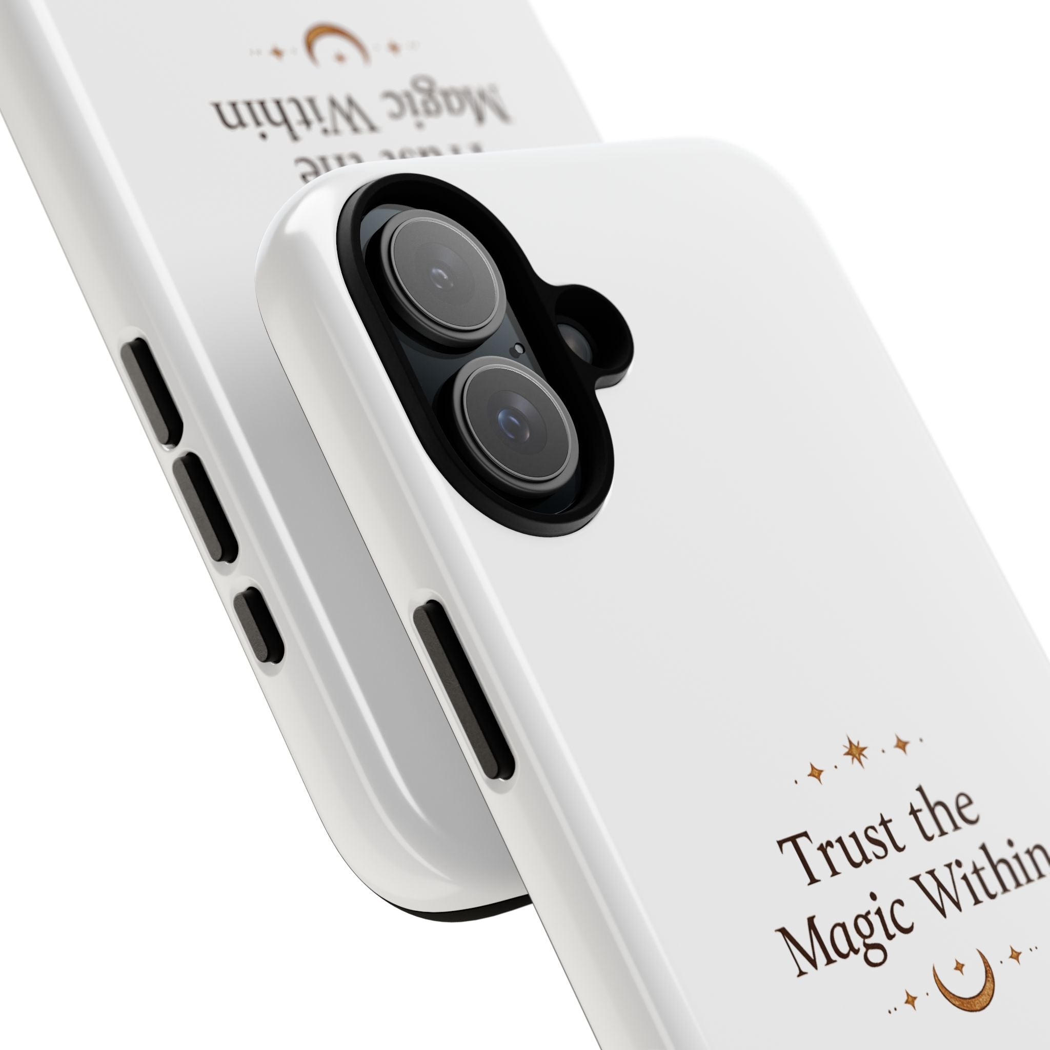 Trust the Magic Within phone case | inspirational moon stars design