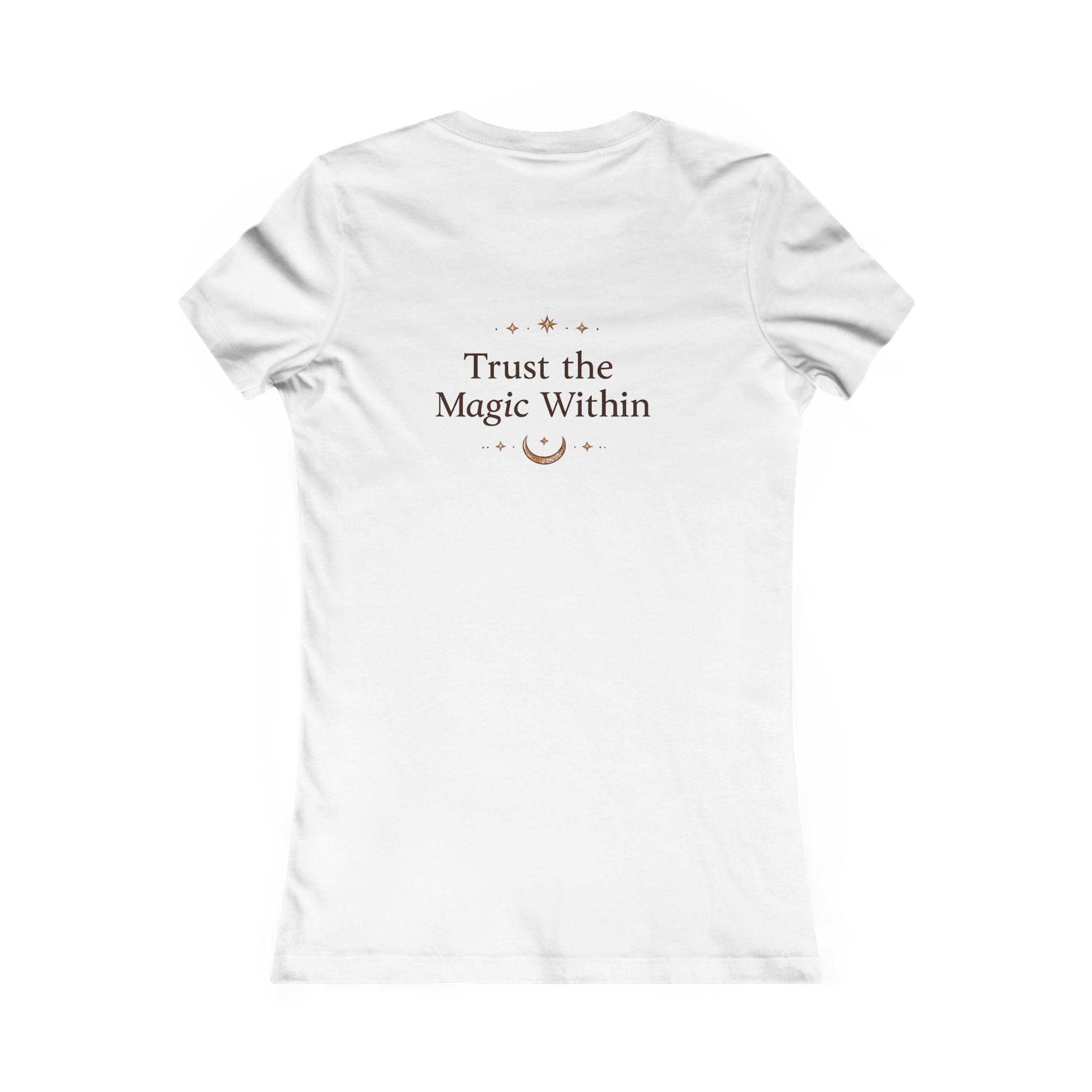Trust the Magic Within tee | Floral moon illustration women's shirt