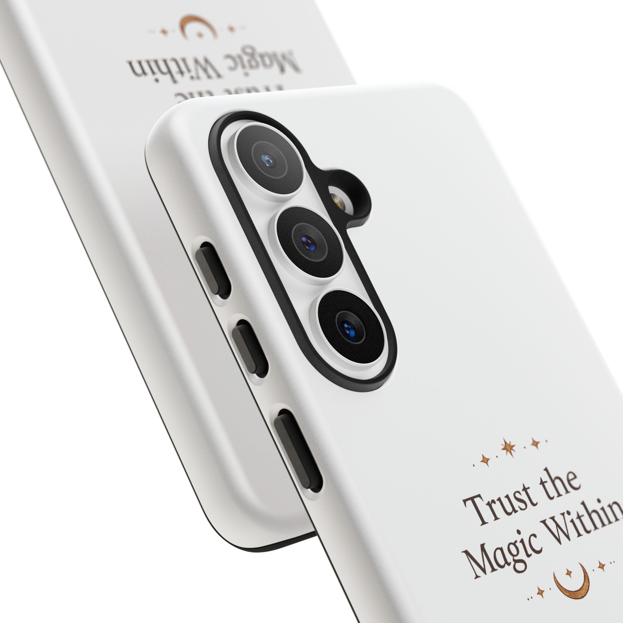 Trust the Magic Within phone case | inspirational moon stars design