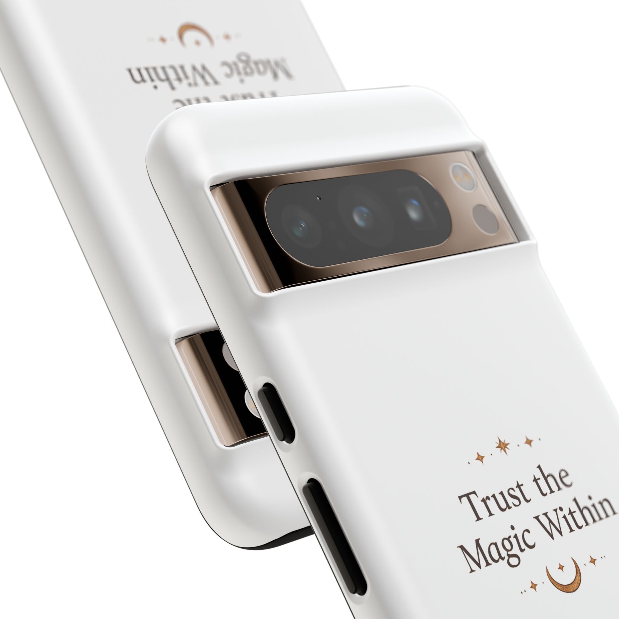 Trust the Magic Within phone case | inspirational moon stars design