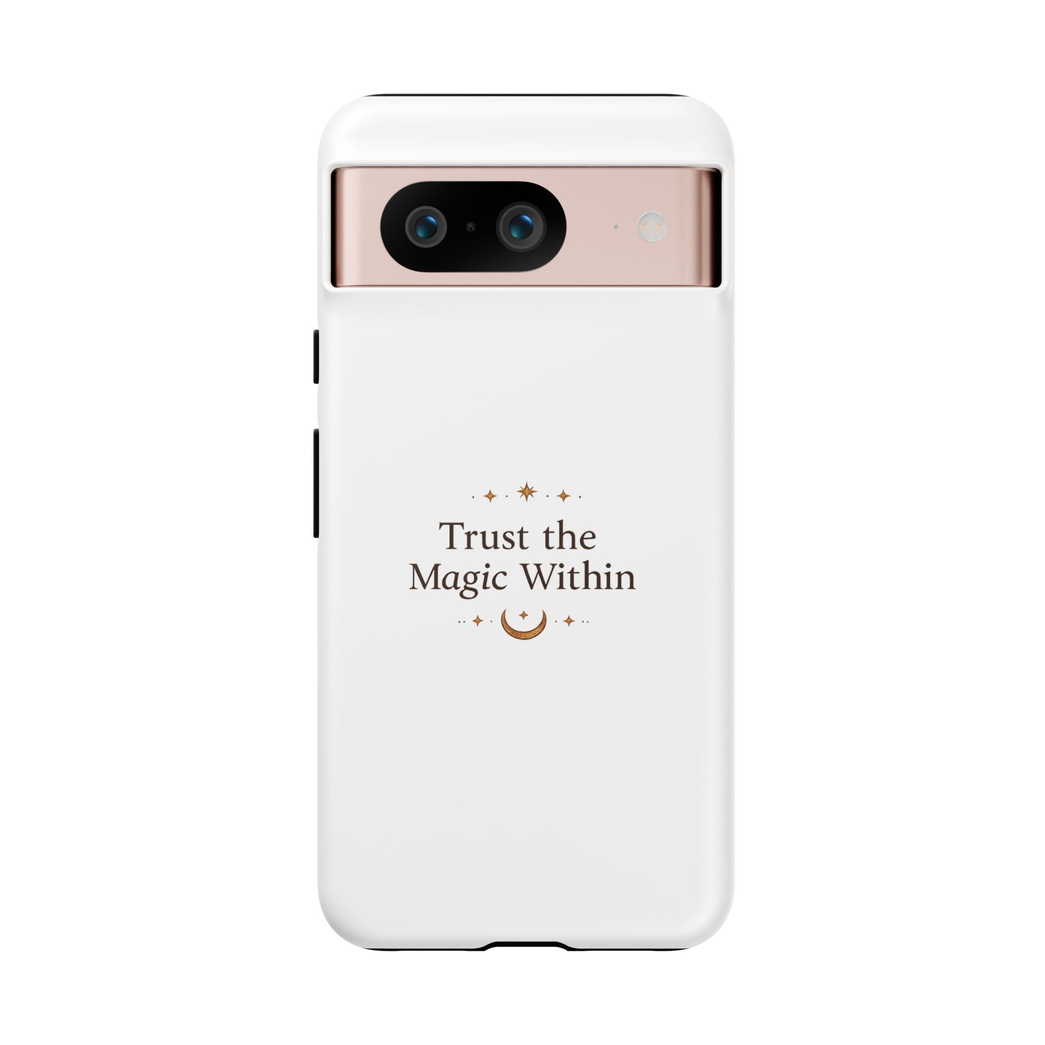 Trust the Magic Within phone case | inspirational moon stars design