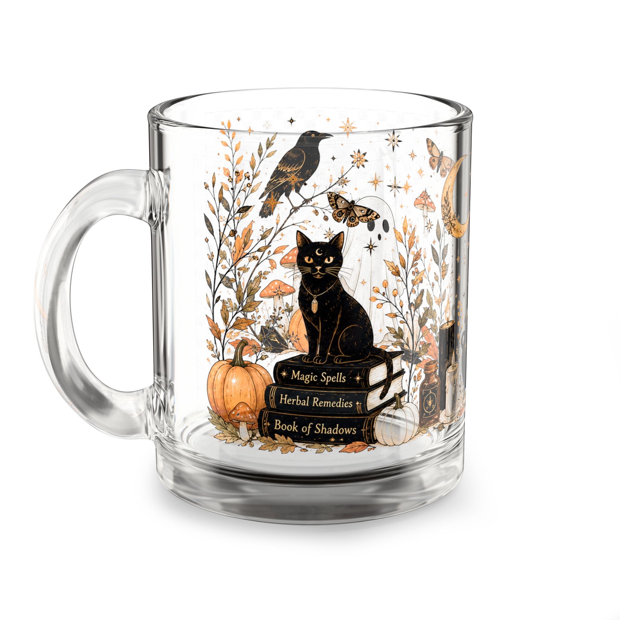 Halloween Glass Mug, 10oz