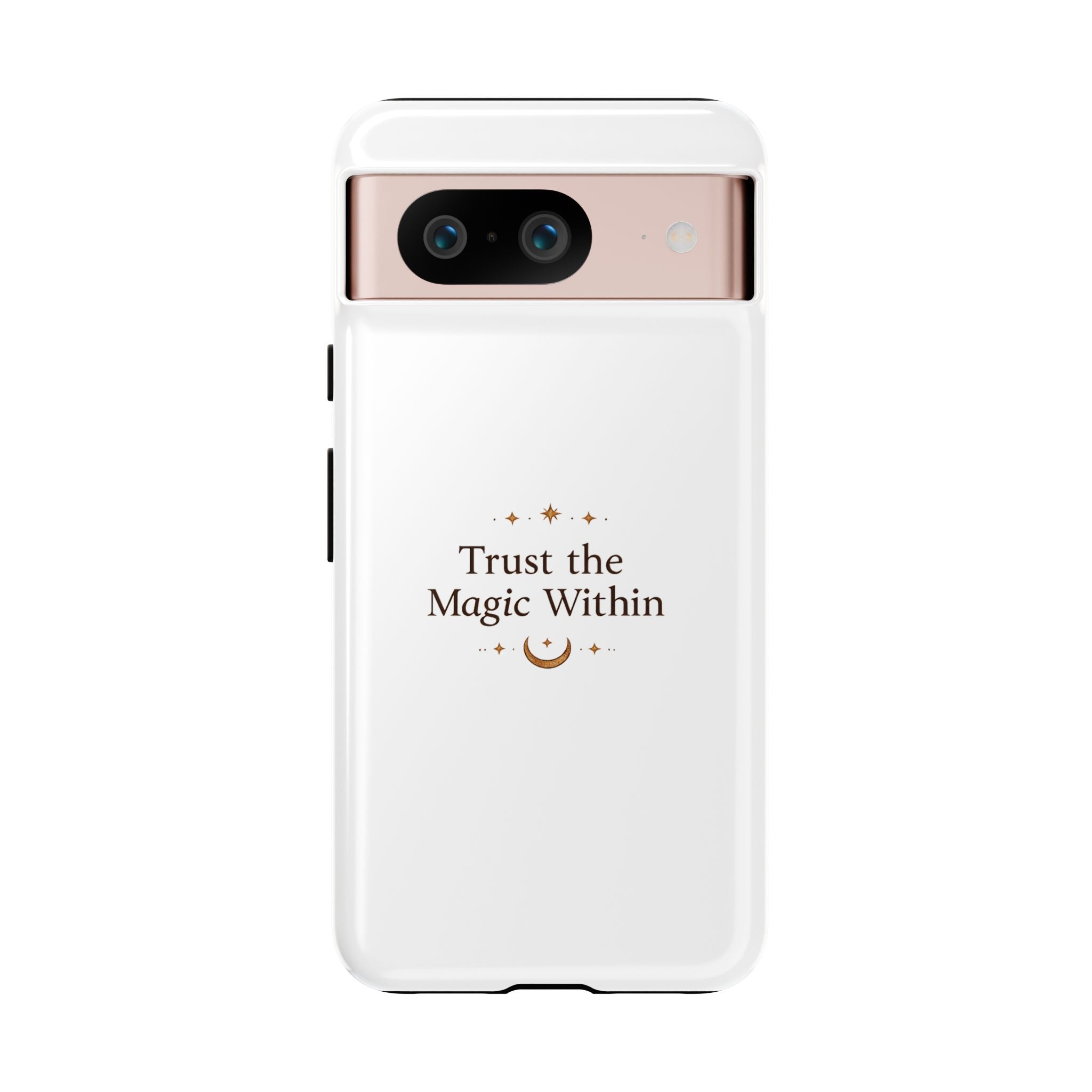 Trust the Magic Within phone case | inspirational moon stars design