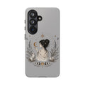 Celestial Witch Illustration Phone Case | Moon Magic, Crystals, Botanical