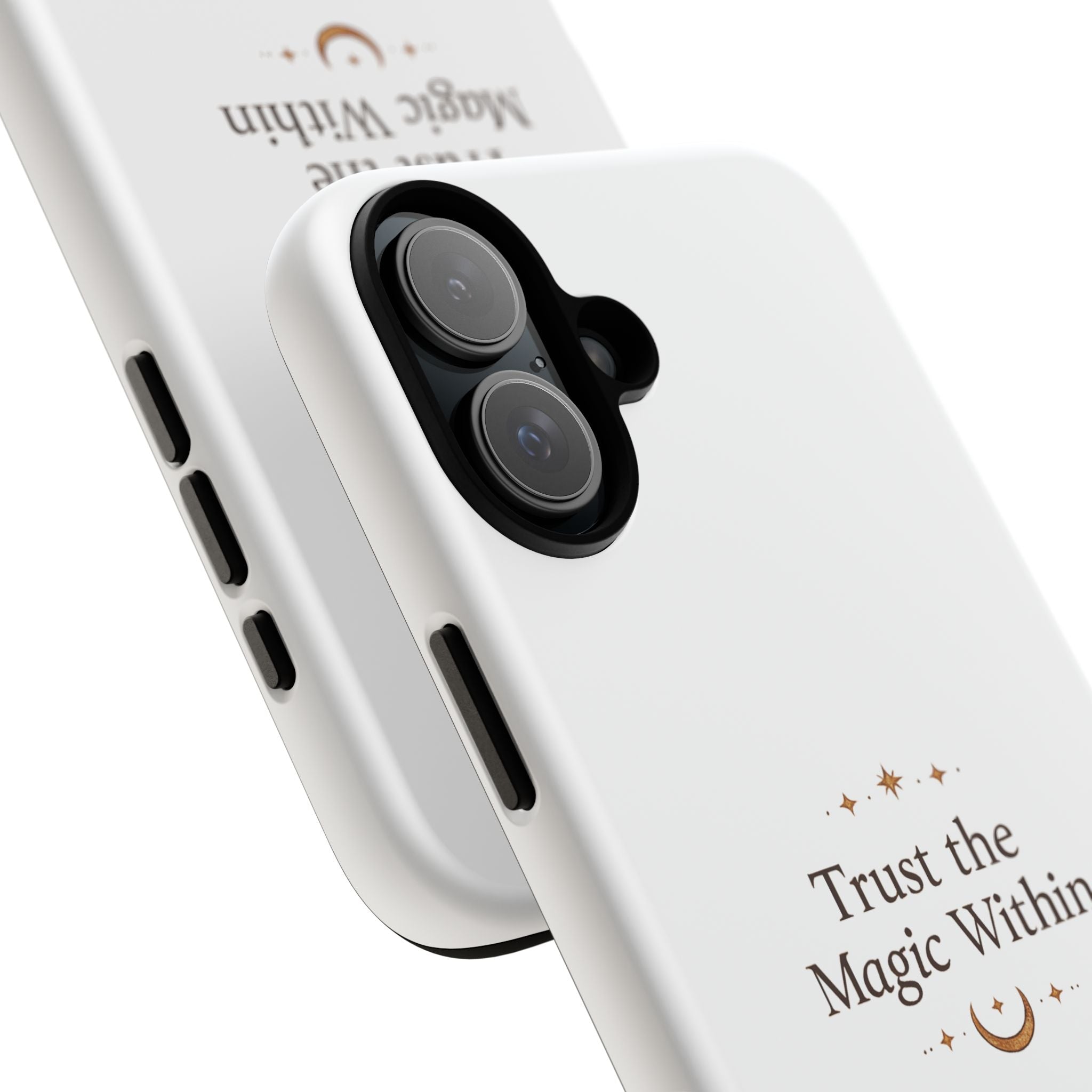Trust the Magic Within phone case | inspirational moon stars design